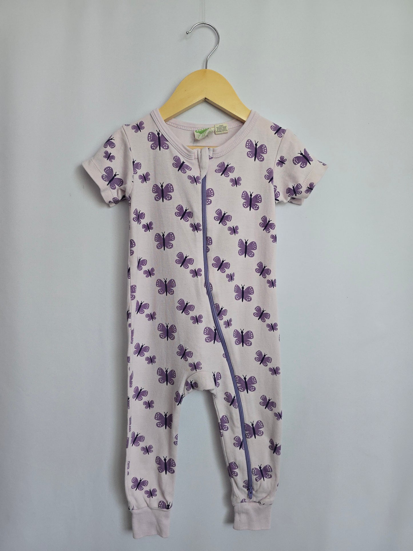 PLAY Parade Butterfly Zip Romper • 12-18 months