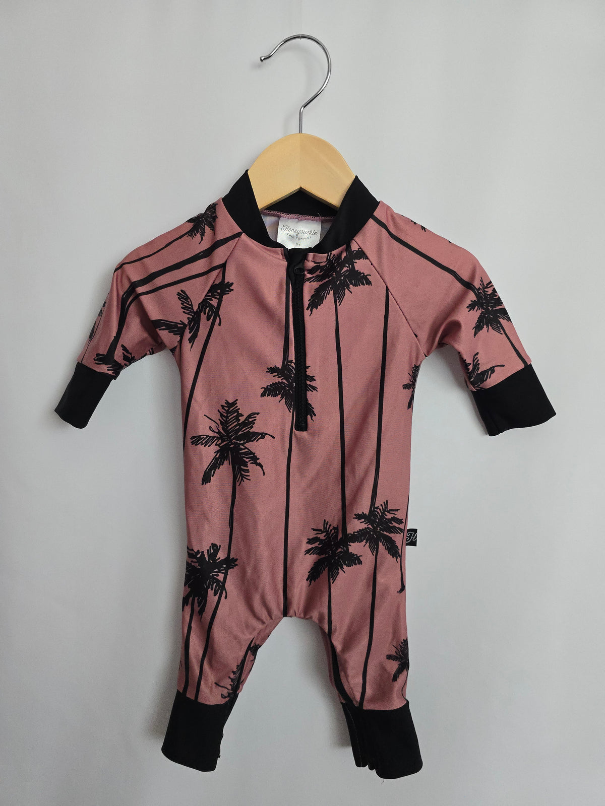Honeysuckle Palms Sunsuit • 0-6 months