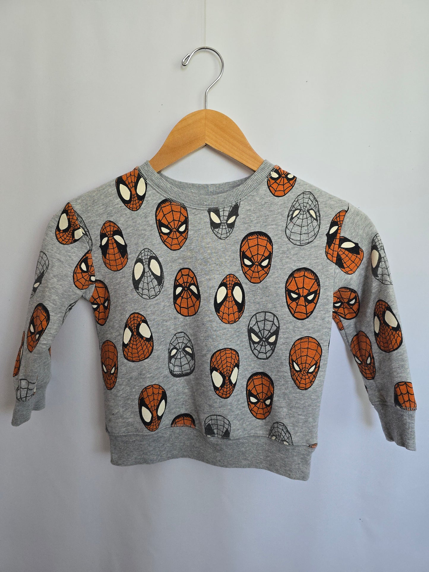 Marvel x Jumping Beans Spiderman Crewneck • 4 years