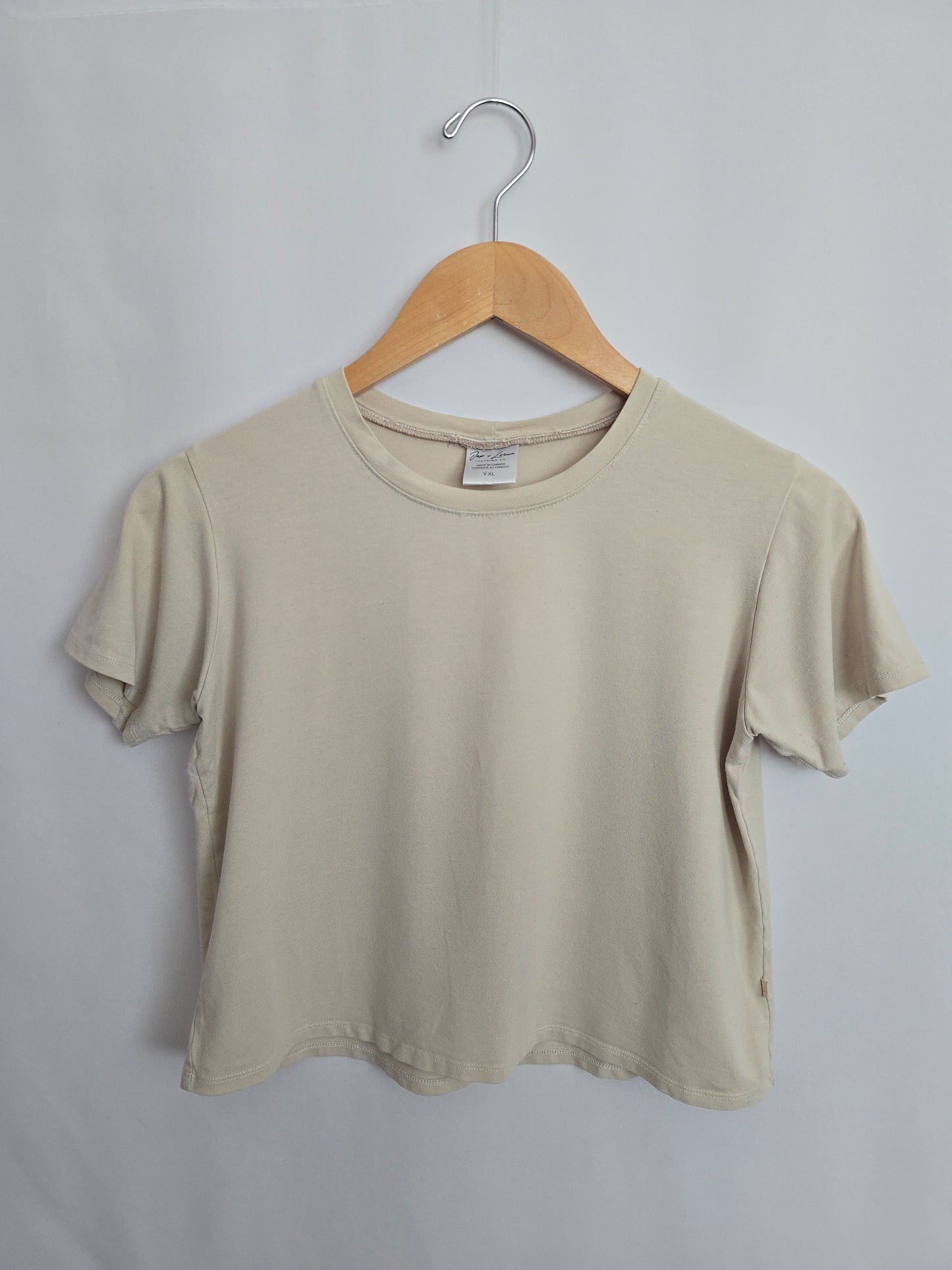 Jax & Lennon Bone Crop Tee • Youth X-Large 10-11 years