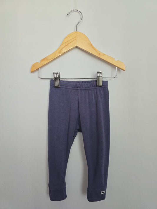 Little & Lively Periwinkle Leggings • 6- 9 months