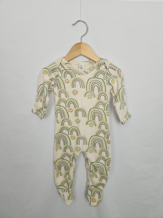 Kate Quinn Rainbow Snap Romper • 6-9 months