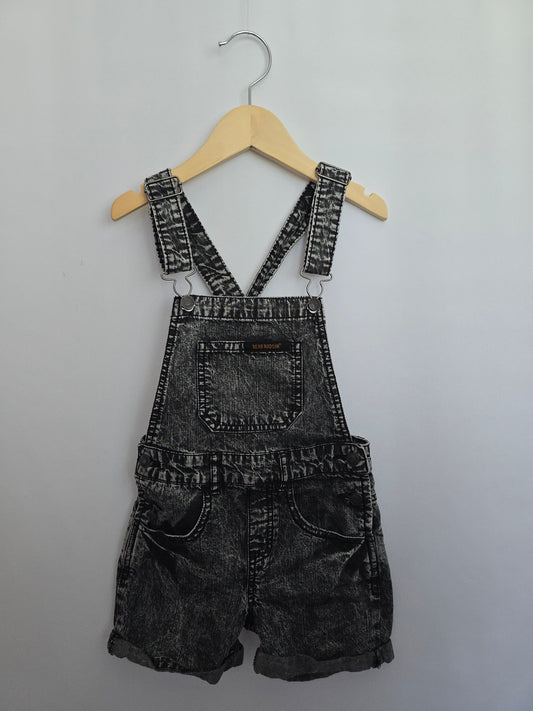 Beau Hudson Black Wash Denim Overalls • 5 years